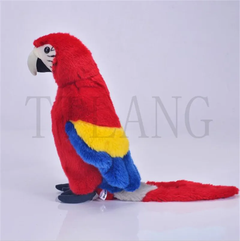 26 см Искусственный красочный Попугай искусственная кожа кукла стол диван Декор