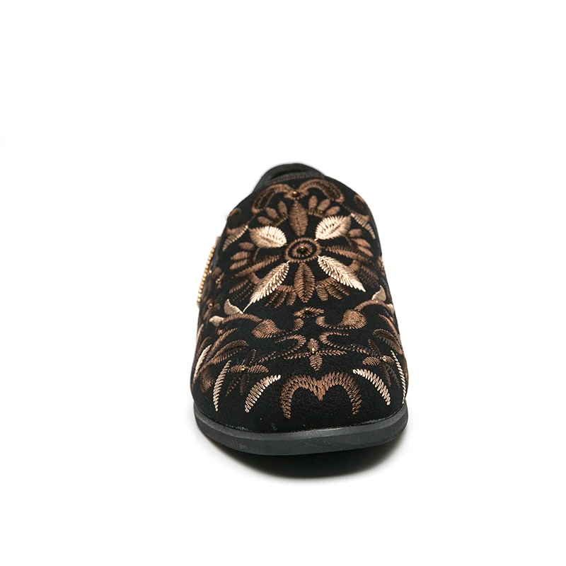 Embroidery designer men formal leather shoes italian luxury vintage wedding male dress footwear elegant new oxford for | Обувь