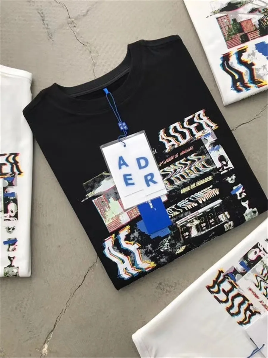 2020ss Phantom космический корабль Adererror футболка для мужчин и женщин 1:1 высокое