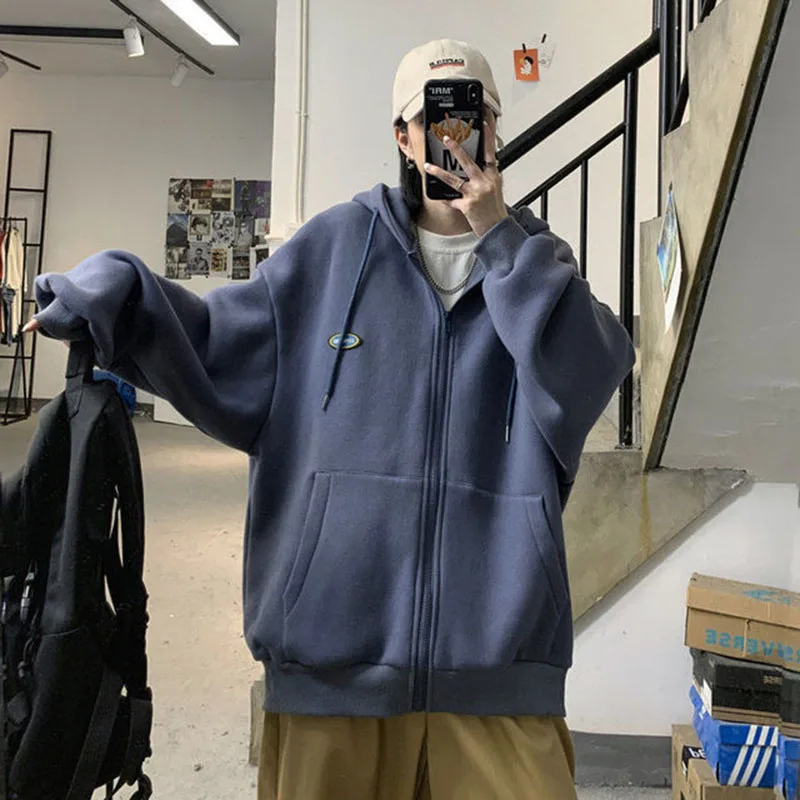 Зимняя женская куртка свитшот новая Толстая толстовка на молнии с большими