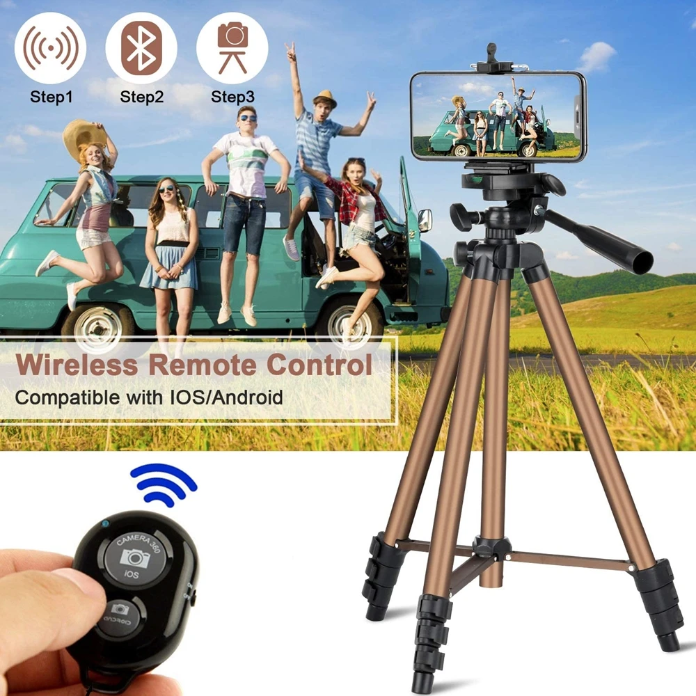 Штатив для смартфона или камеры с пультом ДУ совместим Bluetooth | Электроника