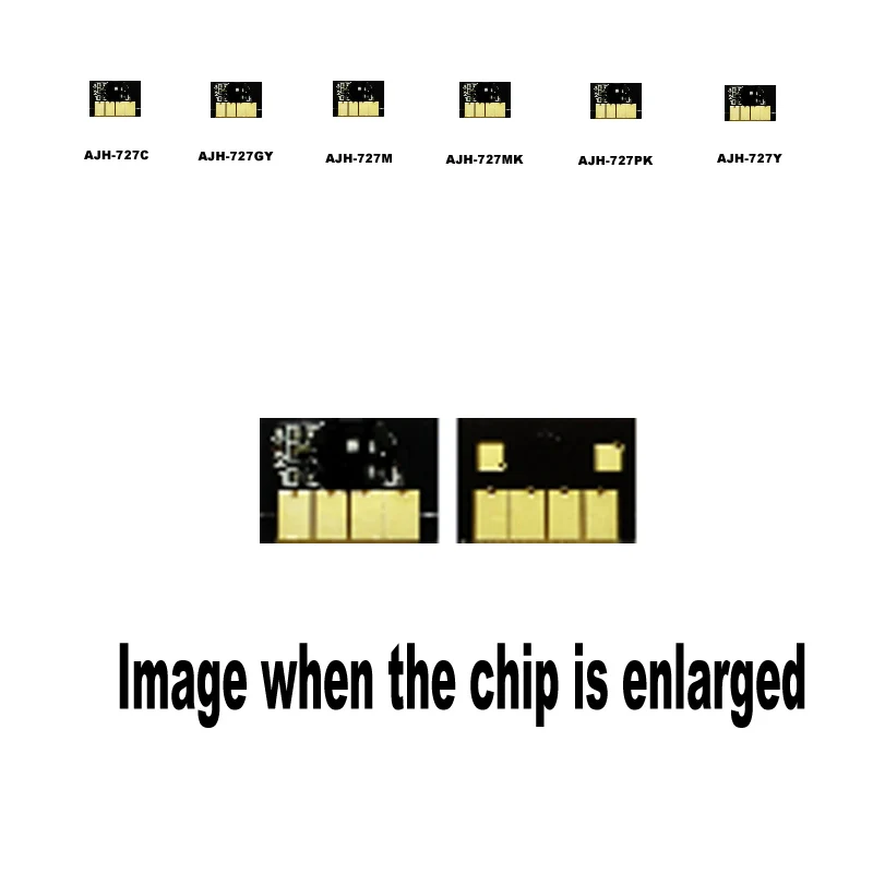 6 шт. в упаковке для HP727 300 мл широкий диаметр отверстия формат чернильный картридж