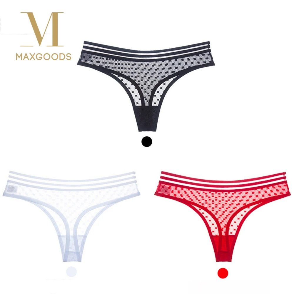 Сексуальные сетчатые стринги трусы женское однотонное нижнее белье с низкой