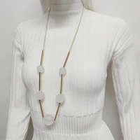 karakale long section of the resin bead necklace handmade%c2%a0accessories daily%c2%a0styles adjustable length