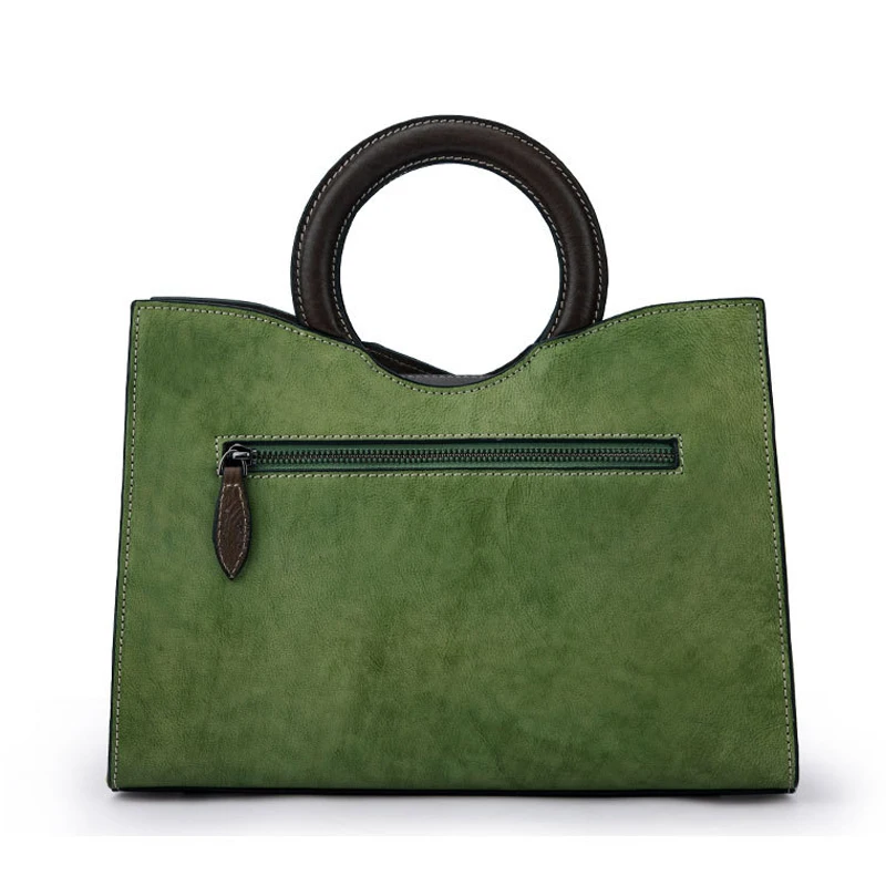 Gykaeo европейский и американский стиль ретро сумки из натуральной кожи женские