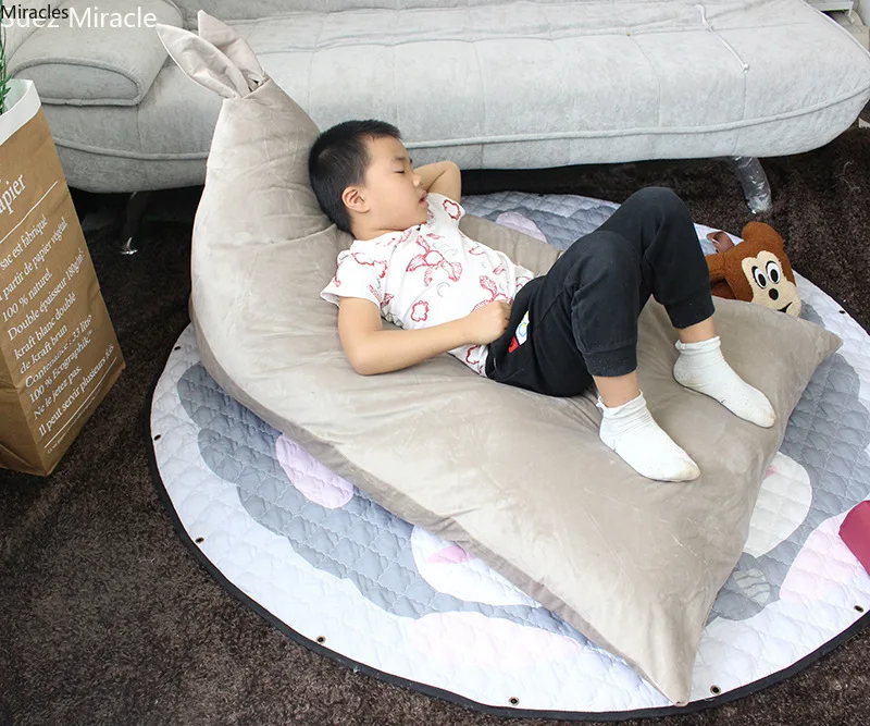 Детский кролик мешок спальный для чтения ленивый удобный диван плюшевая ткань