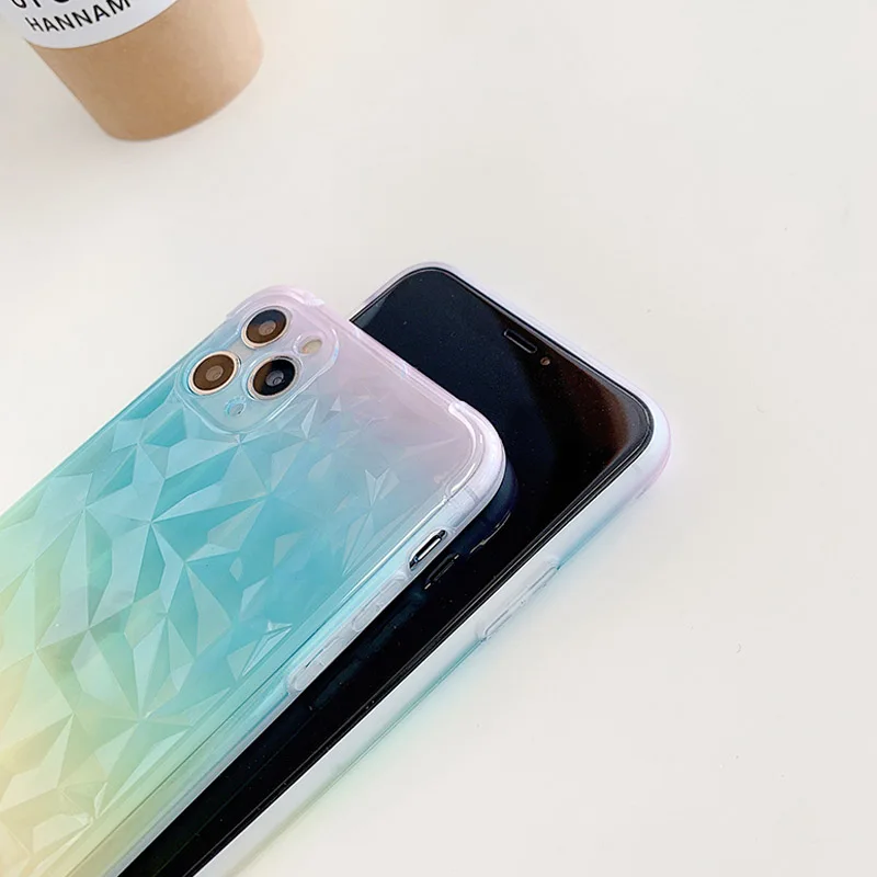 

Gradient phone case for IPhone 11pro max x xr xs 7 8 plus se 2020 soft shell diamond Diamond phone cover
