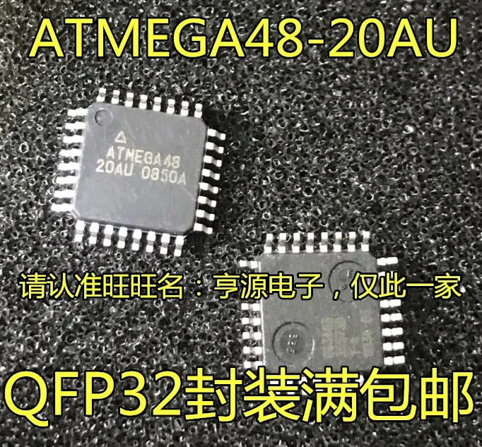 

10pieces ATMEGA48 ATMEGA48-20AU QFP-32