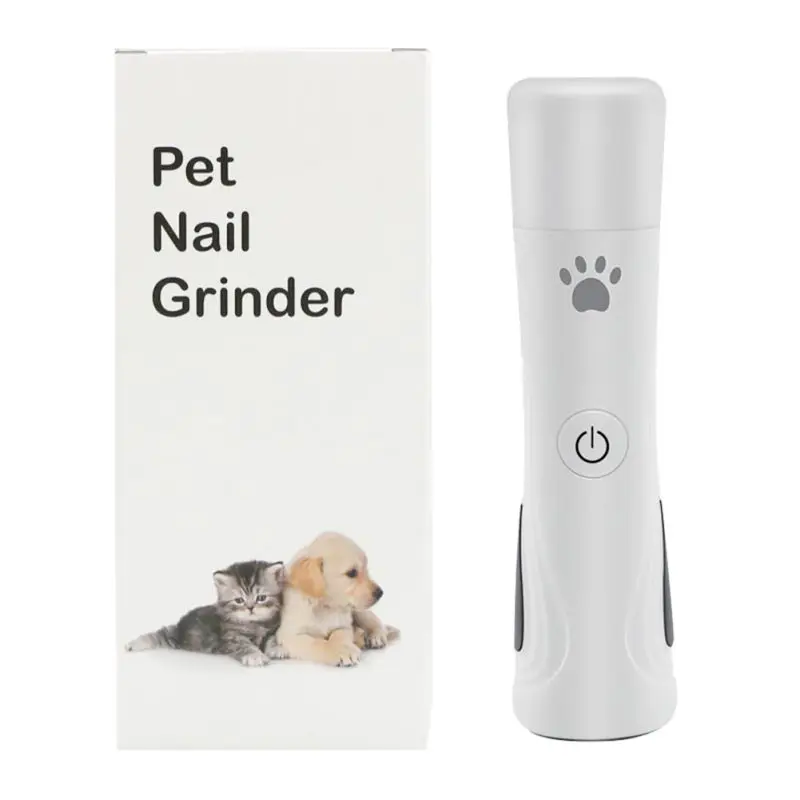 

#Q LED Dog Nail Grinder Clippers Upgraded 3-Speed Rechargeable Electric Pet Nail Trimmer Painless Paws Grooming Trimming Tools