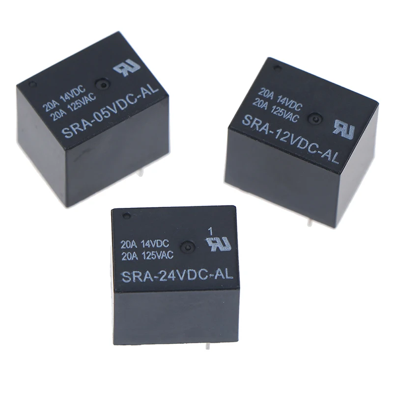 

1pc SRA-05VDC-AL SRA-12VDC-AL SRA-24VDC-AL 5V 12V 24V 20A T74 4PIN Relay Best Selling Wholesale