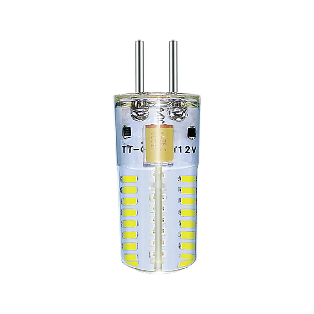 Gu5.3 Led 220v 3014smd кристальная лампочка-свеча Ac/Dc12vled лампа Энергоэффективная запасная галогенная лампа