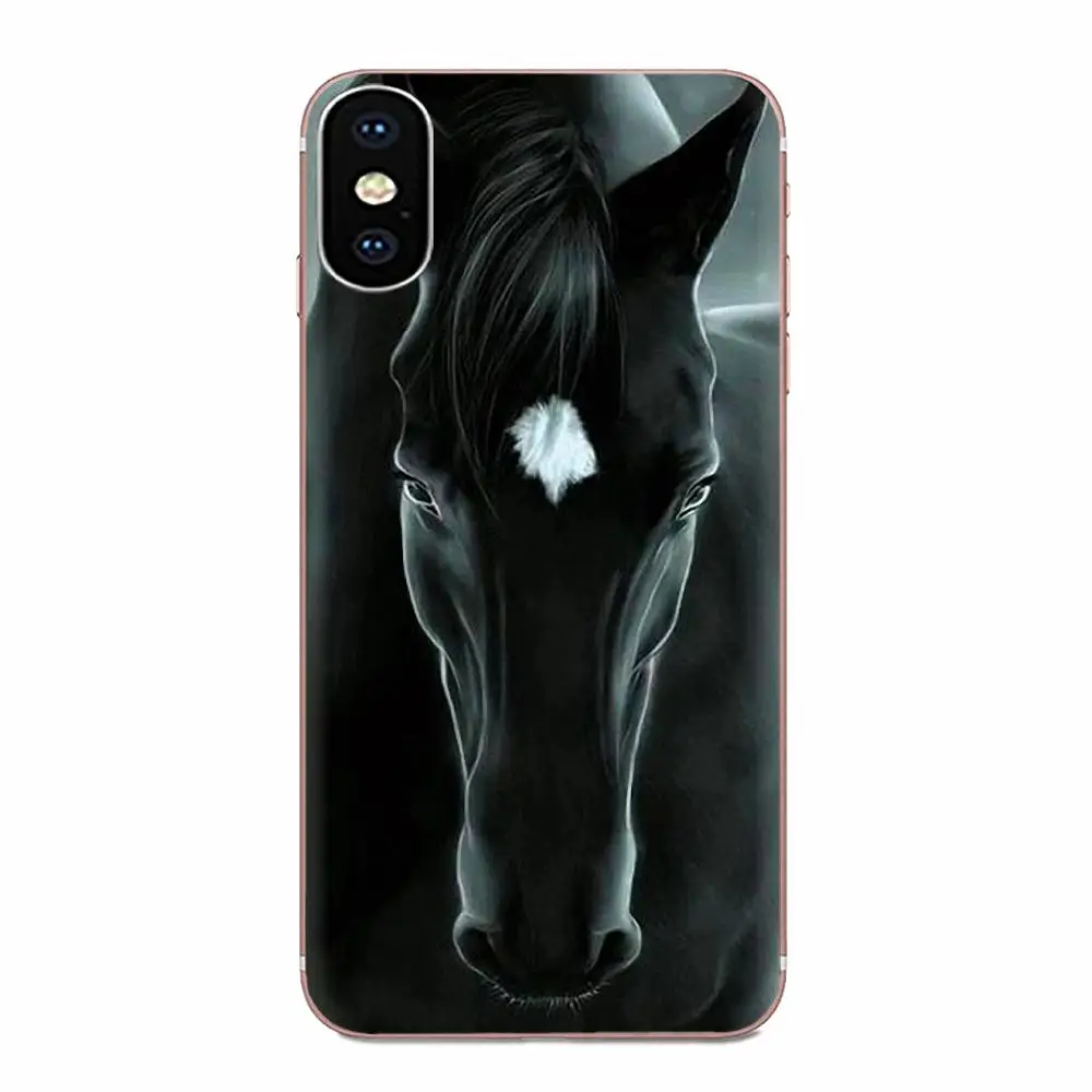 Акварель лошадь лошади Бег для Galaxy J1 J2 J3 J330 J4 J5 J6 J7 J730 J8 2015 2016 2017 2018 мини Pro ТПУ