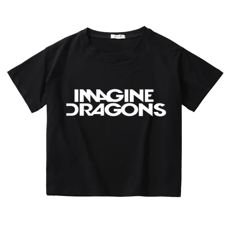 

Женская винтажная короткая футболка из хлопка, в стиле Харадзюку