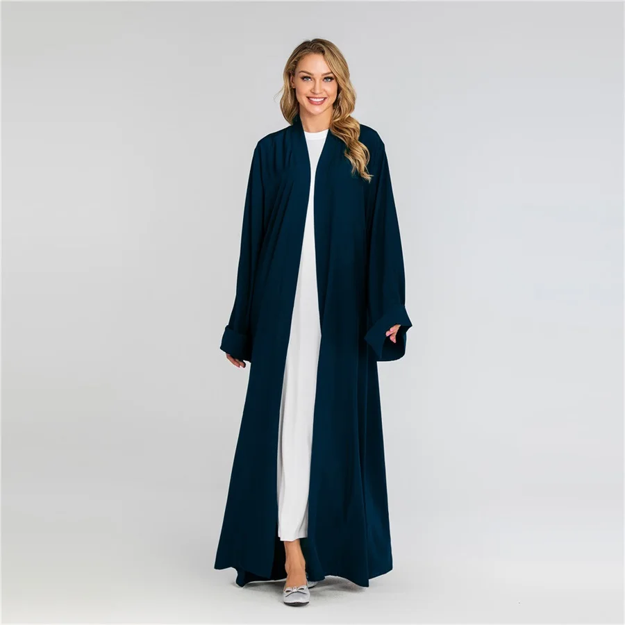 Siskakia мусульманская женская одежда abaya Brief solid casual Muslimah Jubah 7 цветов мусульманская Дубайская одежда с тонким поясом новое поступление