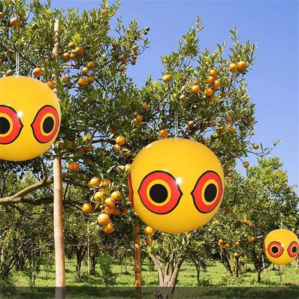 1 шт. напугать глаз птицы репеллент глаза шары игрушки для приготовления пищи на