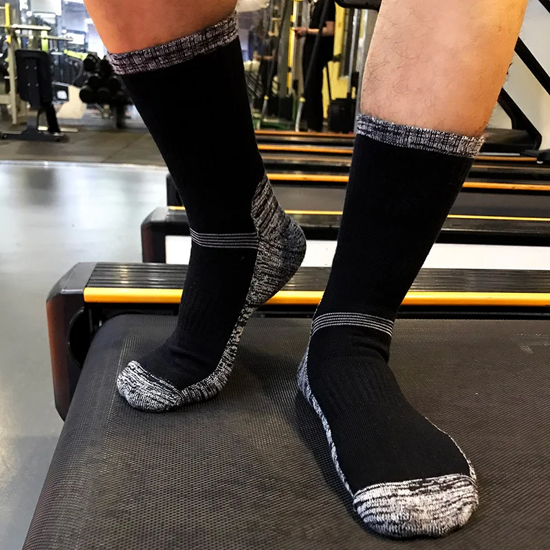 Зимние теплые мужские и женские термоноски толстые хлопковые спортивные носки