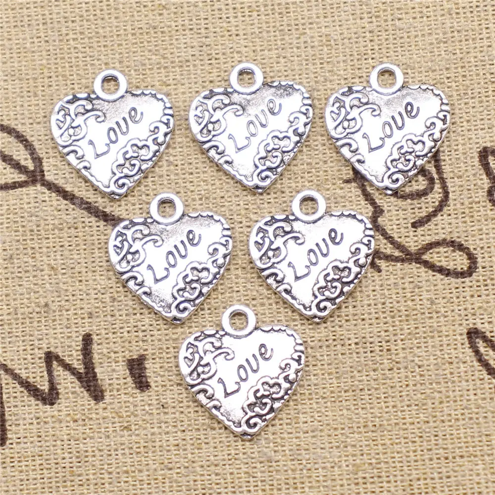

Charm For Making Jewelry Pendants Love 20mm 20pcs