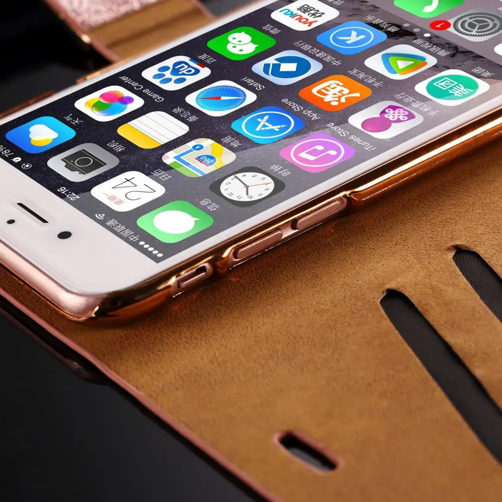 Роскошный кожаный флип чехол для Apple IPhone X Xr Xs Max 5 5S SE 6S 6 8 7 Plus кошелек защитный