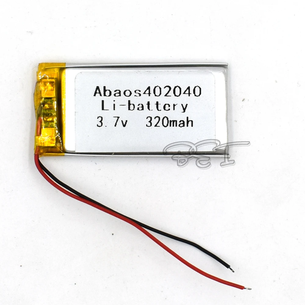 

10Pcs 3.7V polymer lithium battery 402040 Rechargeable Li-ion Cell 320mAh For MP5 navigator GPS MP3 MP4 Ebook Speaker Camera
