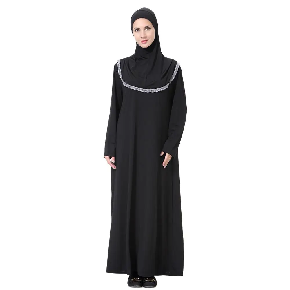 Eid ОАЭ Турция мусульманская абайя для женщин платье с длинным рукавом Макси платье в марокканском стиле черные турецкие платья arabe вечернее ...