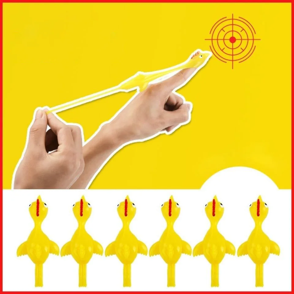Забавная игрушка в подарок катапульта цыпленок TPR мягкая Старт Рогатка индейки