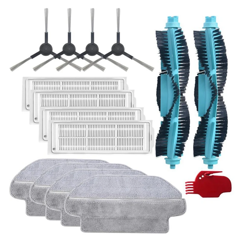 

Main Brush Washable Filter Side Brush for Conga 1890 3790 3290 3490 3690 Robot Vacuum Cleaner Mopping Cloth Parts