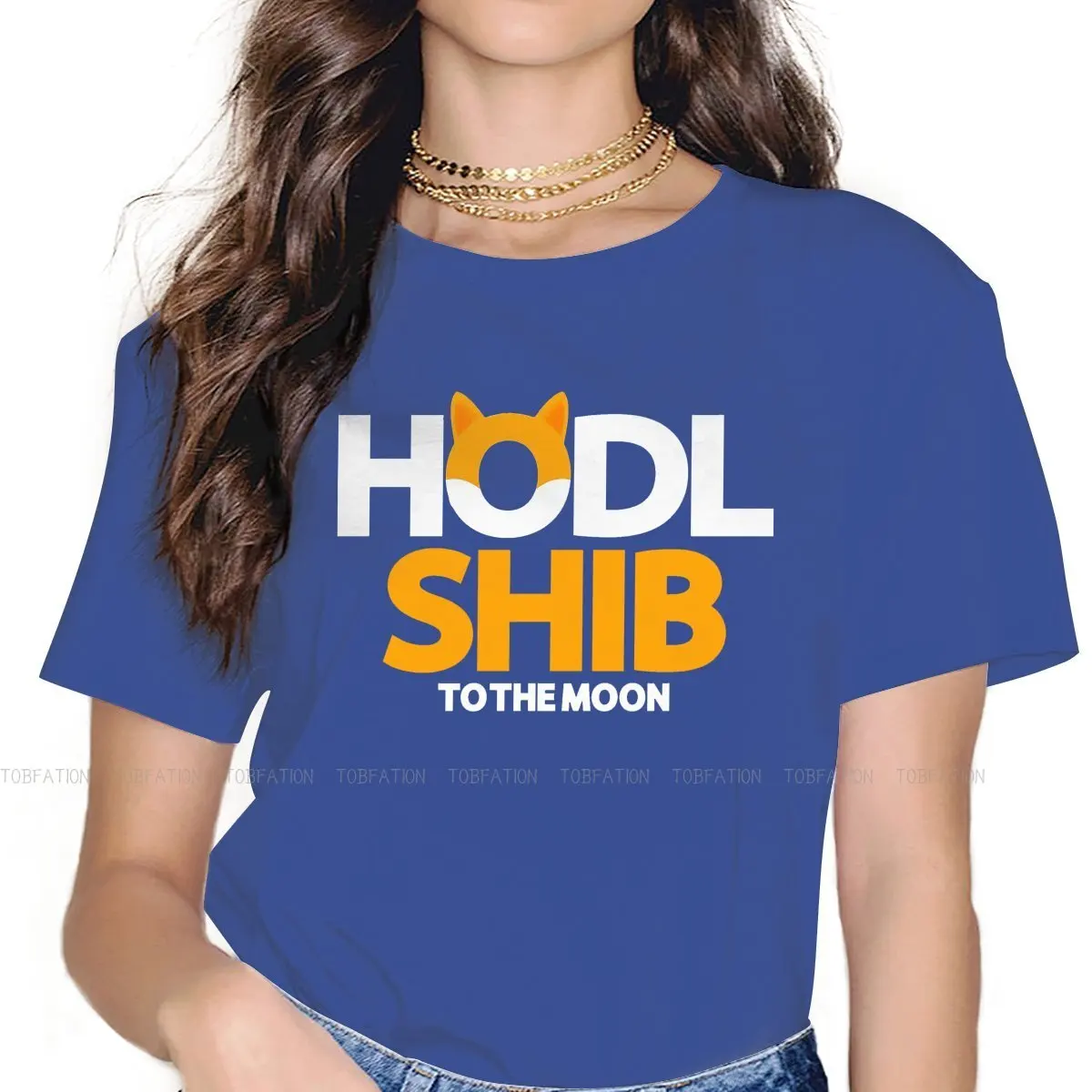 

Уникальная футболка Hodl для девушек, шиб Сиба-ину, криптовалюта, монета, удобная графическая футболка в стиле хип-хоп