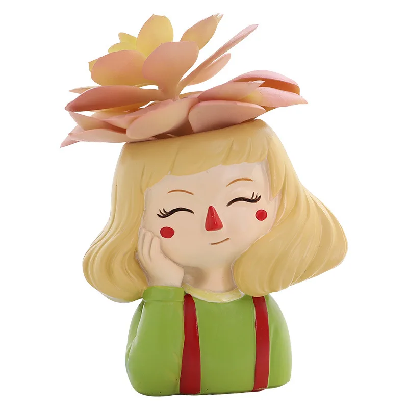 Сочные растения в горшке милый цветочный горшок для девочек домашний садовый