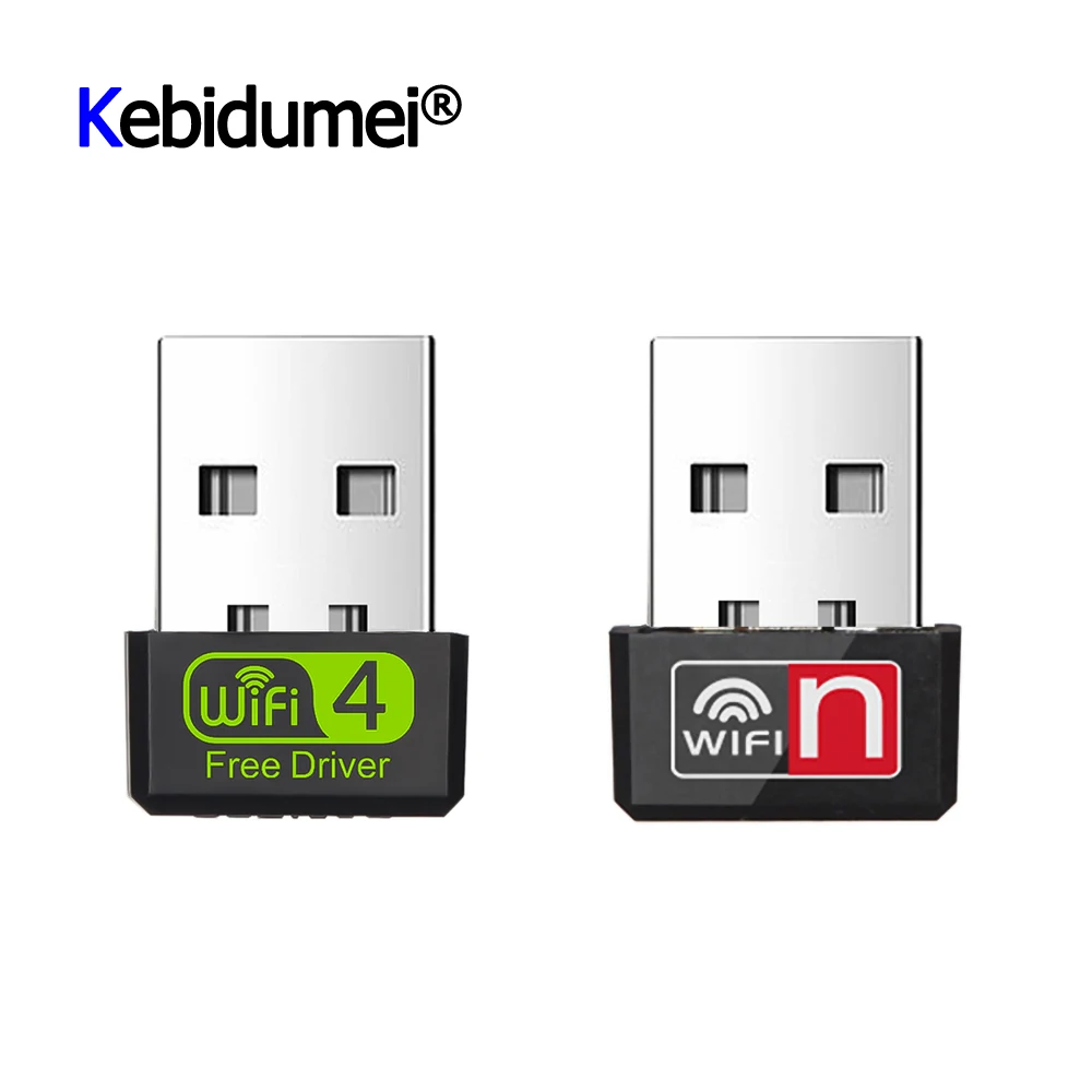 Мини USB адаптер 150 Мбит/с Wi Fi MT7601/RTL8188GU для ПК Ethernet WiFi ключ 2 4G сетевая карта