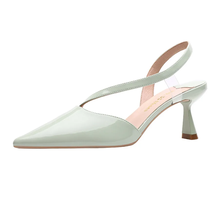 

(no replenishment after sale) high heeled shoes transparent net Red Fairy sandals thin heeled sexy women's shoes