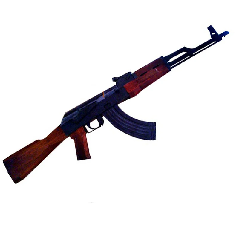 3D модель ружья из бумаги AK M головоломка сделай сам обучающая игрушка ручной