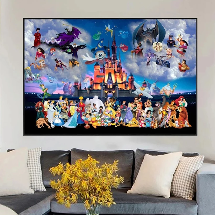 

Алмазная живопись из мультфильма «Disney», Набор для вышивки крестиком 5D «сделай сам» из милых мультфильмов Marvel Interstellar Baby