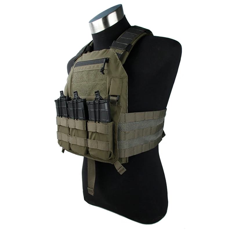 TMC тактический жилет 420 пластина перевозчика тела Броня MOLLE для страйкболла