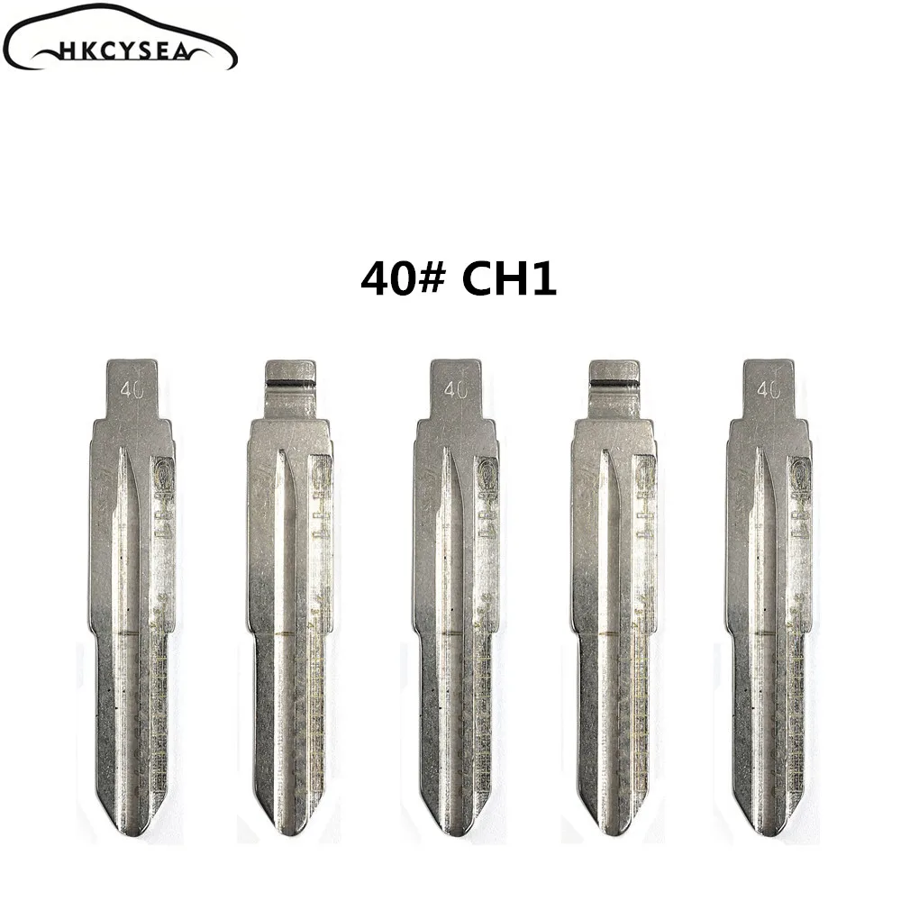 HKCYSEA гравированная линия Пустая шкала Uncut KD Key Blade 40 # CH1 для Chevrolet Captiva/Epica