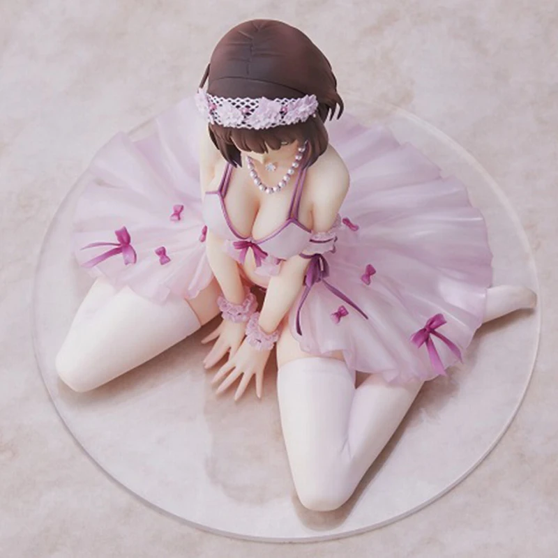 Saenai героиней No Sodatekata Katou Megumi фигурку 16 см с рисунком из аниме сидя фигурки PVC