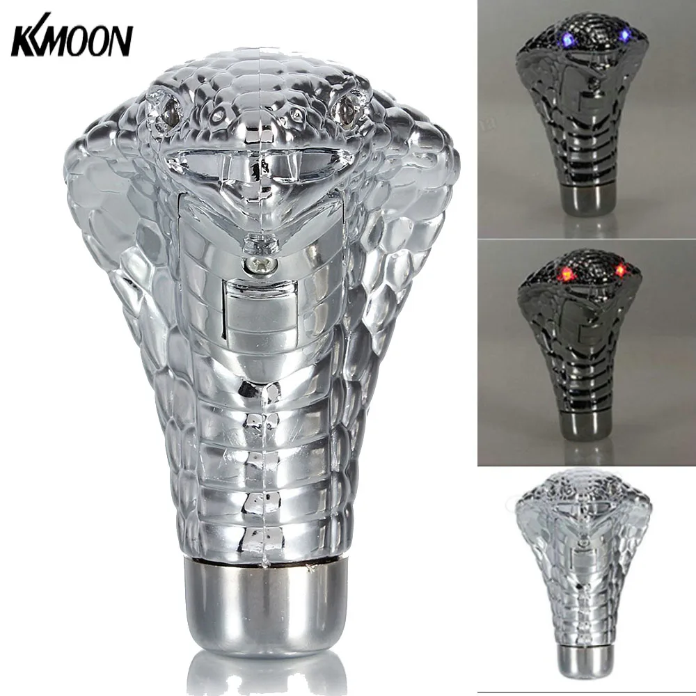 Универсальная ручка переключения передач KKMOON рычаг со светодиодными глазами