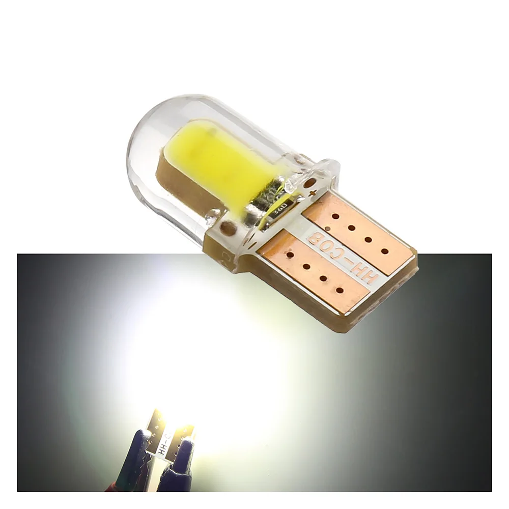 1 шт. T10 194 168 W5W COB 8SMD стоянки светодиодного индикатора лампы Авто Клин габаритный