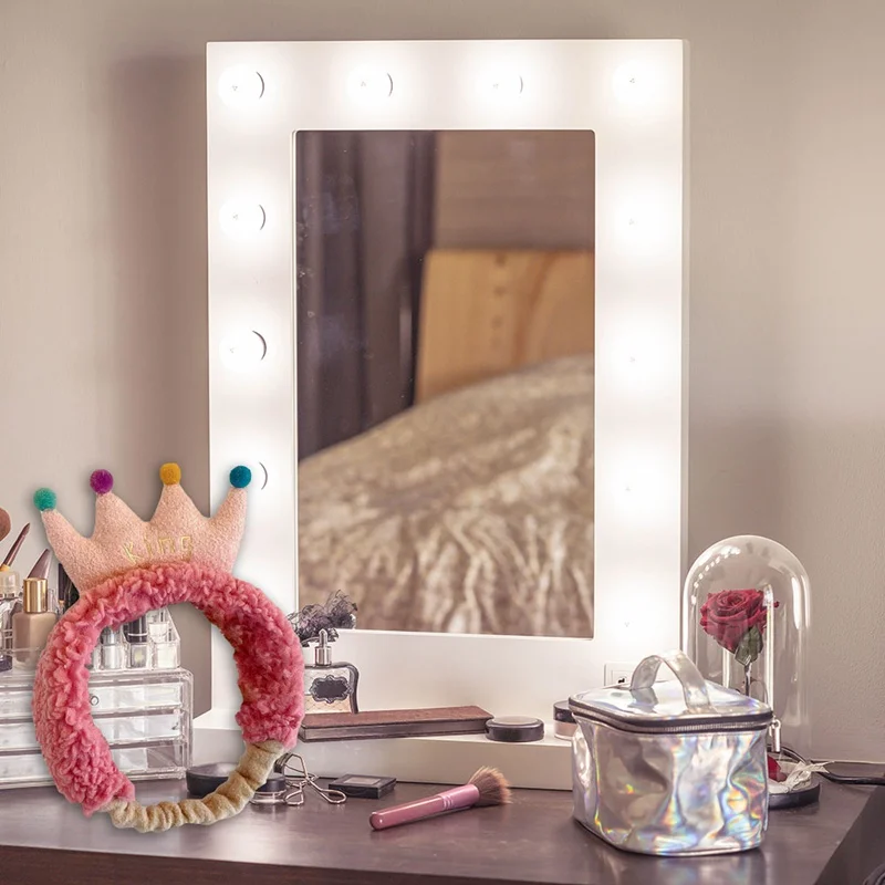 

New Face Wash Makeup Hair Band Hairpin Cartoon Cute Little Crown Hair Band Embroidery Queen Headband Woman Girl Hair Accessories