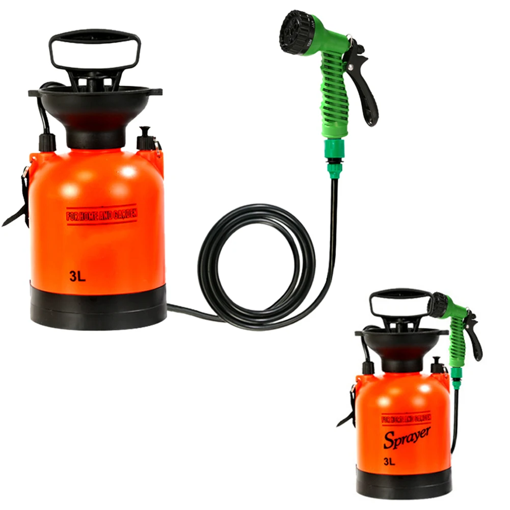 

3L Cleaning Outdoor Camping Time Saving Portable Sprayer Watering Lawn Ergonomic Shower Sprinklers Large Mouth Car Wash Travel