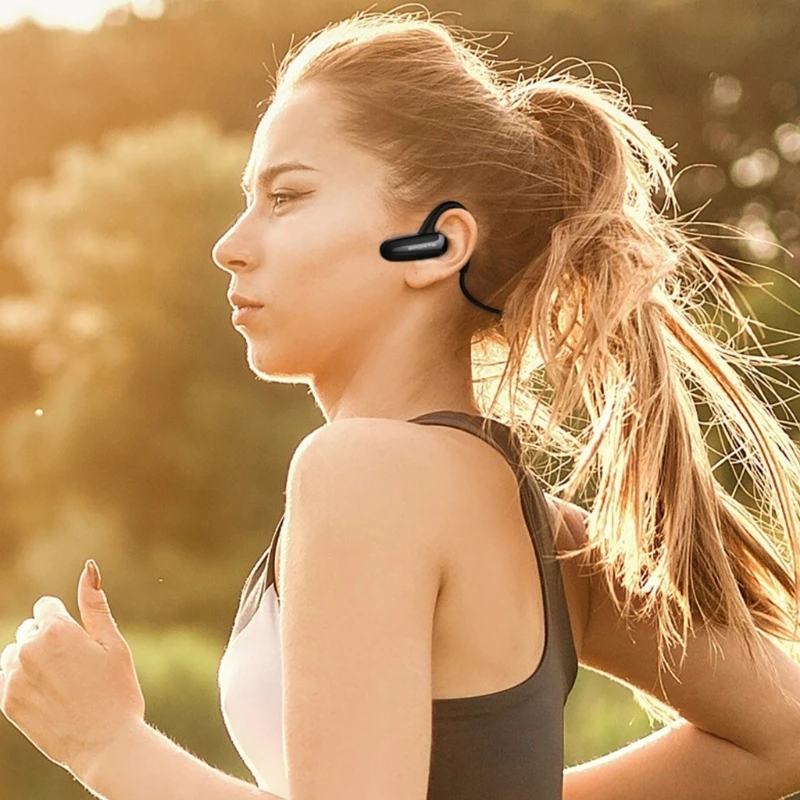 

XX9A Sports Bluetooth-compatible Headset Hifi Sound Earphone More Safe Open-Ear Earpiece Don't Hurt Ears for Gym Running