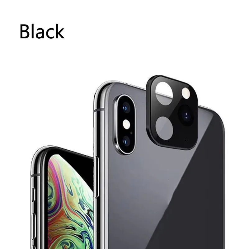 Роскошный металлический алюминиевый объектив камеры замена секунд для iPhone 11