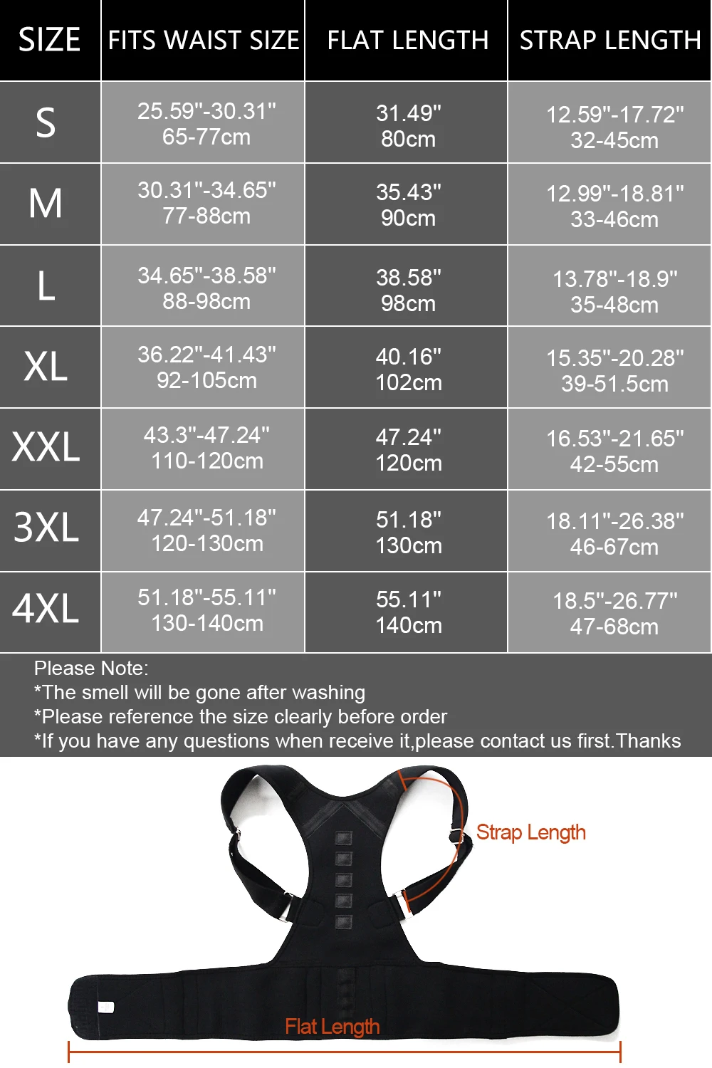 

Aptoco Men Women Magnetic Therapy Posture Corrector Adjustable Brace Supports Belt Prevents Slouching Shoulder Belt S-4XL Size