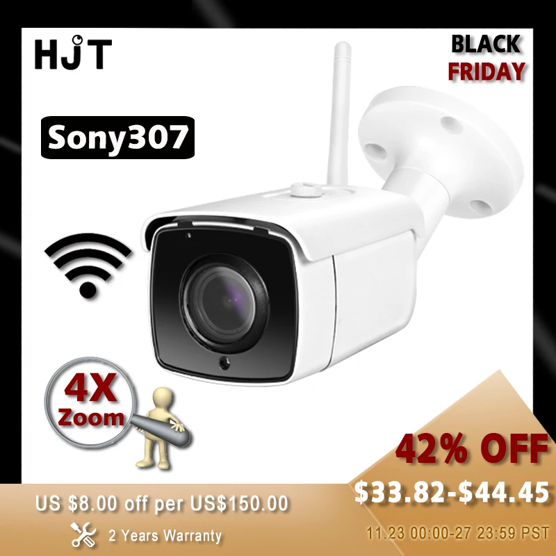 IP камера HJT с Wi Fi и функцией ночного видения HD 1080P|Камеры видеонаблюдения| |