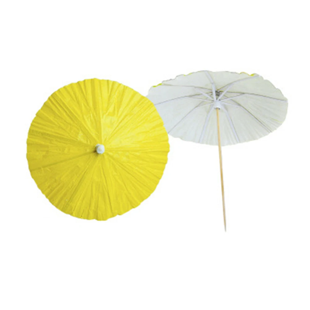 30 шт одноразовый маленький Зонт торт Топпер бумага фруктовые десерты еда