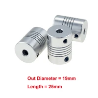 stepper motor jaw shaft coupling 5mm to 8mm flexible coupler 3d printer couple joint d19l25 encoders engraving machine cnc