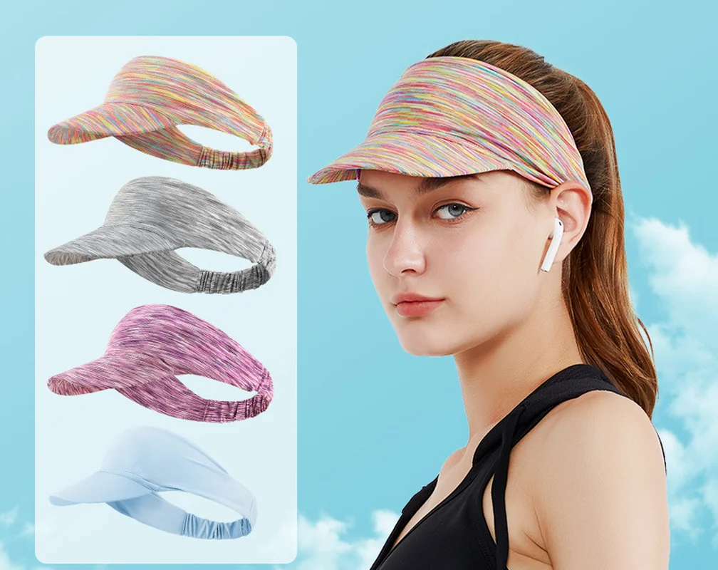 

2021 New Cycling Running Cap Summer Sports Empty Top Cap Foldable Outdoor Sunshade Sunscreen Men's and Women's Breathable Cap