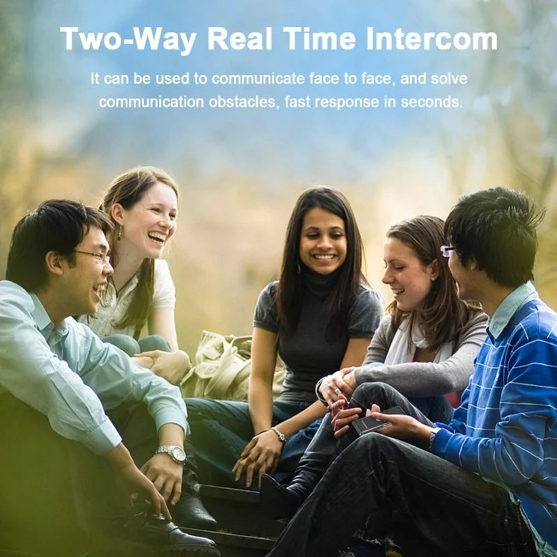 

T8 Voice Translator 40 Languages Multi Languages & for Android Phones,Watch with Heart Rate and Sleep Monitor