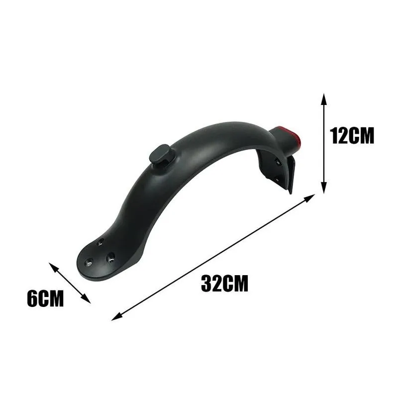 

Durable Scooter Mudguard For Xiaomi Mijia M365 M187 Pro Electric Scooter Tire Splash Fender with Rear Taillight Electric Scooter