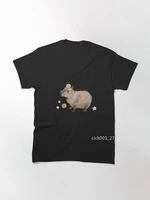 capybara with fruits and flowers classic t shirt