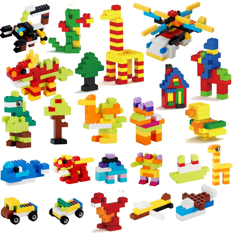 Набор строительных блоков 250 шт., совместим с классическими кирпичами «сделай сам», креативные Развивающие игрушки для родителей и детей, де... от AliExpress WW